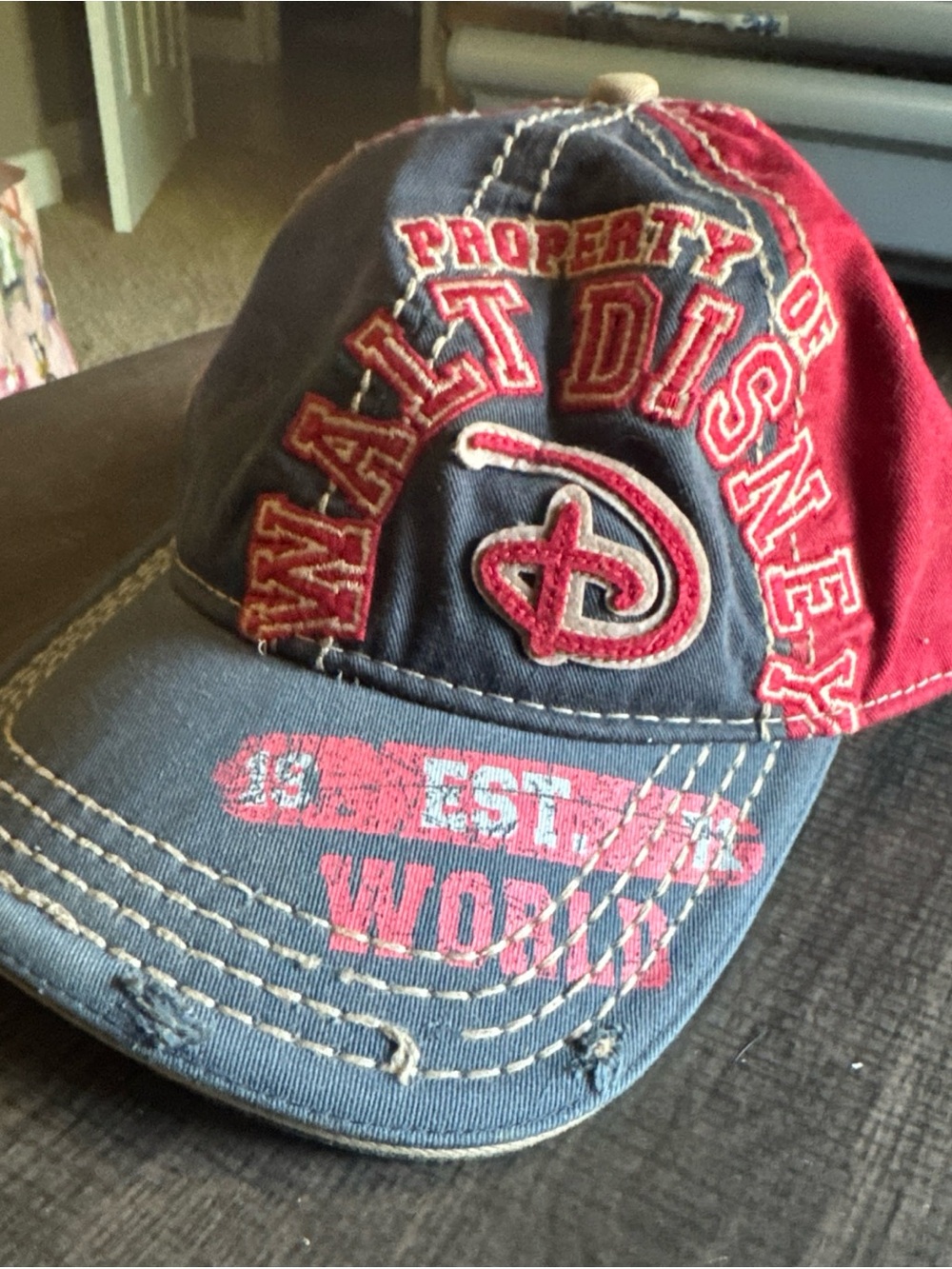 Disney Parks Hat Property of Walt Disney World Est 1971 Distressed Disney Parks!